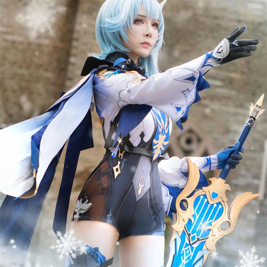 原神project げんしん  Genshin Impact ユーラ エウルア 風 コスプレ 衣装 演出服 変装 cosplay 仮装 二次会 イベント パーティーの画像