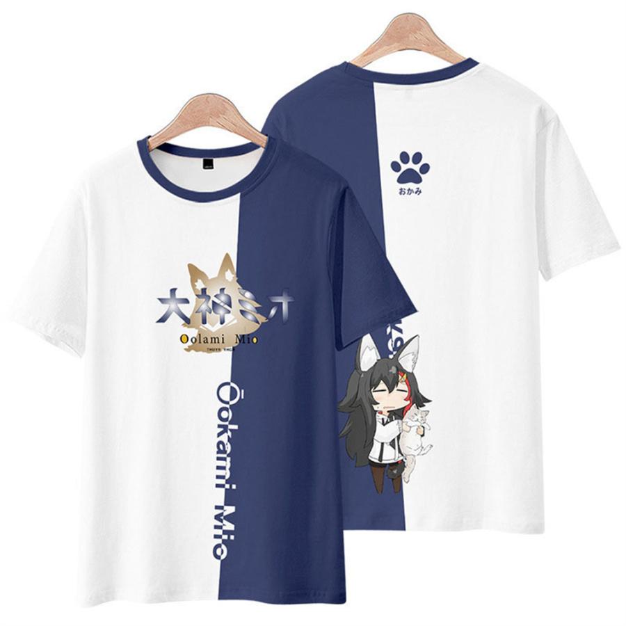 Vtuber Hololive ホロライブ 大神ミオ Tシャツ 男女兼用 服 可愛い