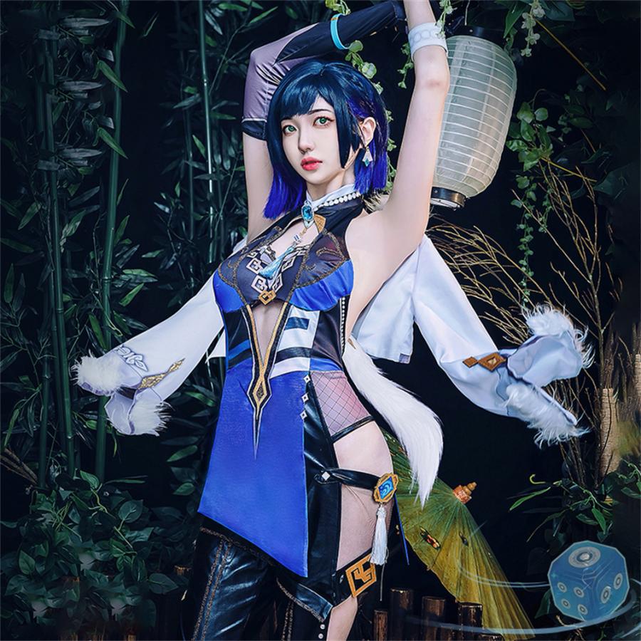 中古通販のオフモール 原神 げんしん genshin 夜蘭 イェラン コスプレ 衣装 演出服 変装 cosplay 仮装 二次会 イベント パーティー