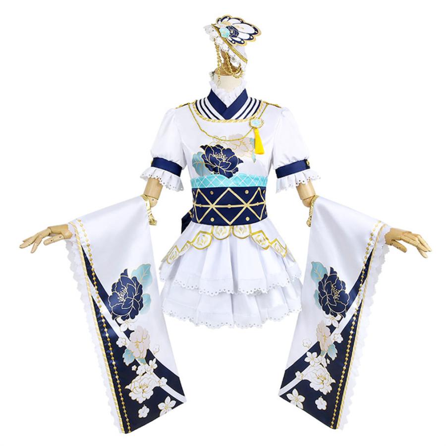 ラブライブ！虹ヶ咲学園スクールアイドル同好会 三船栞子 決意の光 風 コスプレ衣装 仮装 二次会 イベント パーティー