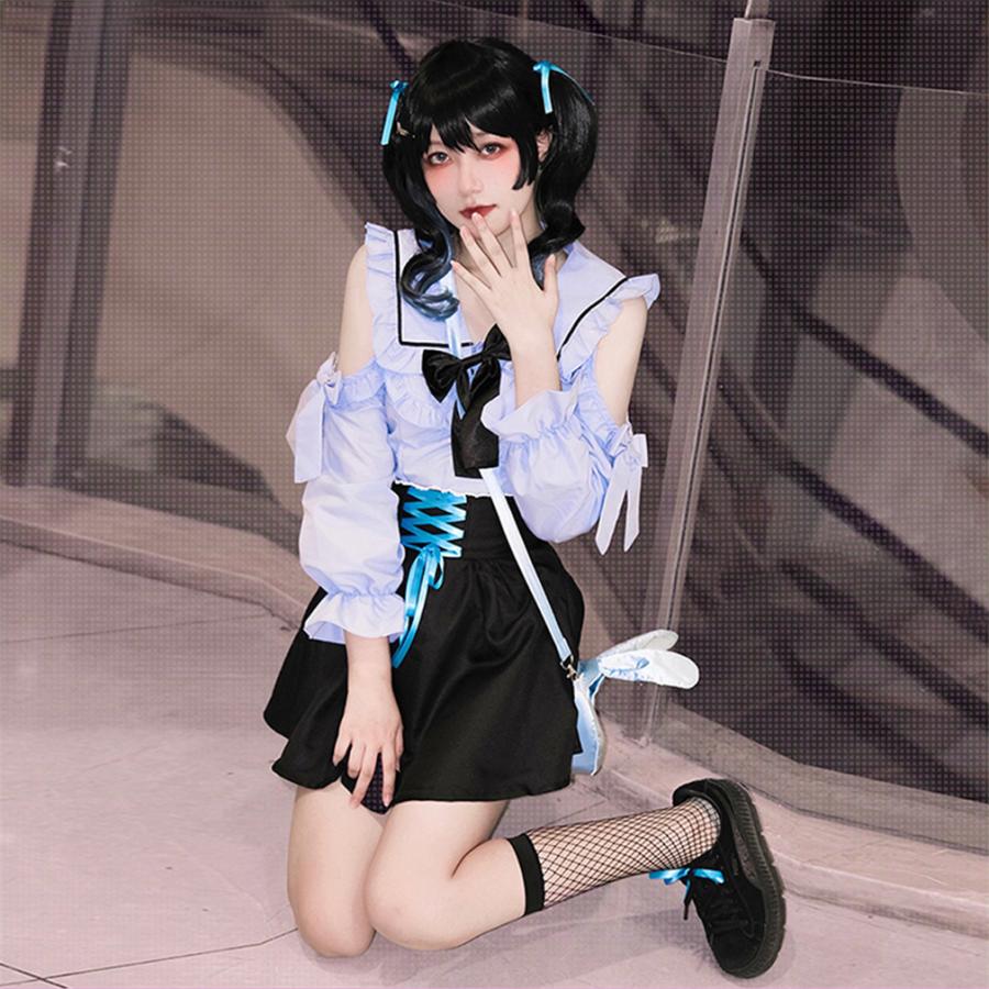 にじさんじ所属 バーチャル YouTuber 月ノ美兎 風 コスプレ衣装 にじさんじ所属 バーチャル YouTuber 月ノ美兎 風 コスプレ衣装