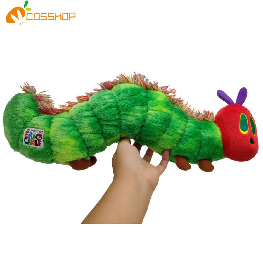 はらぺこあおむし ぬいぐるみ くたくたあおむし カラフルグリーン