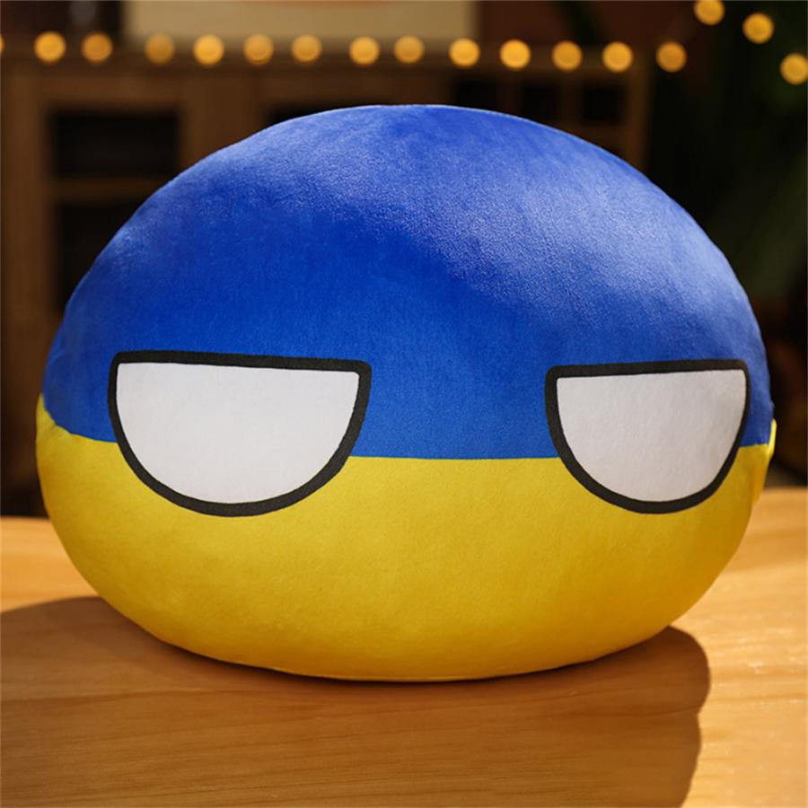 ポーランドボールぬいぐるみカントリーボールソ連アメリカフランス