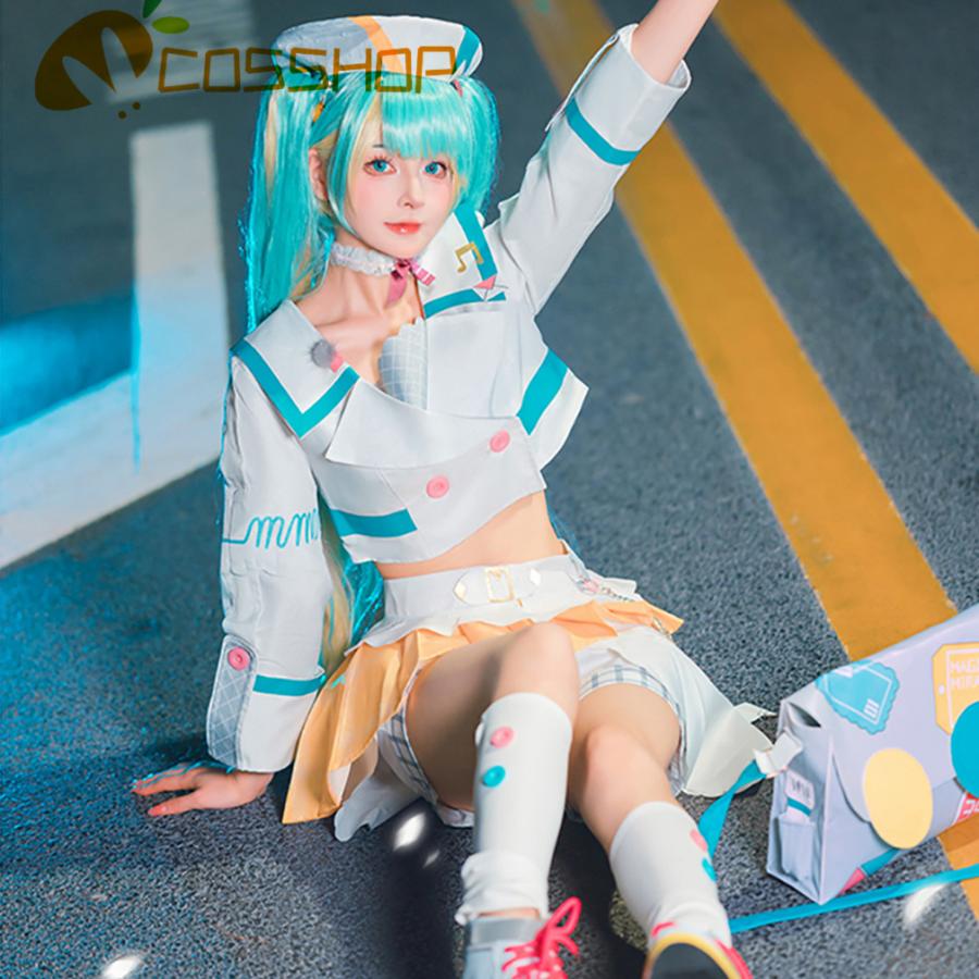マジカルミライ 2024 初音ミク コスプレ　(ウイッグ+靴+カバンも！) 2024マジカルミライミク コス服 かばん 風 コスプレ衣装 演出服 変装