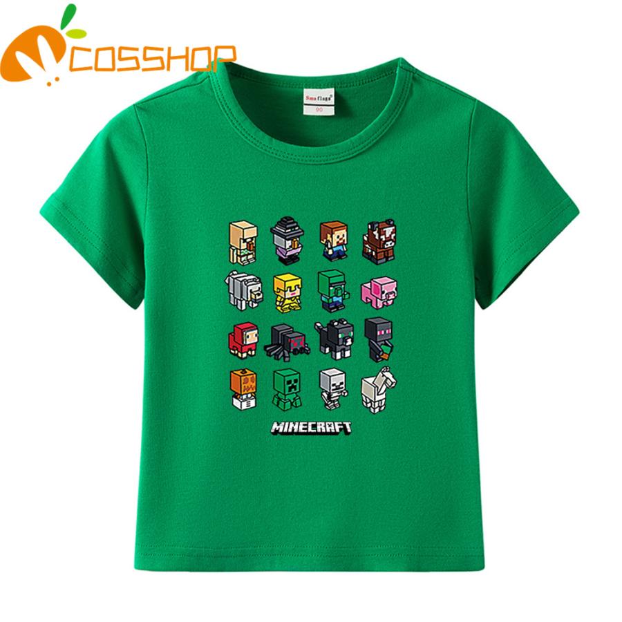 Minecraftマインクラフト 夏Tシャツ 男の子 子供服 半袖 : コス屋 - 通販 - Yahoo!ショッピング