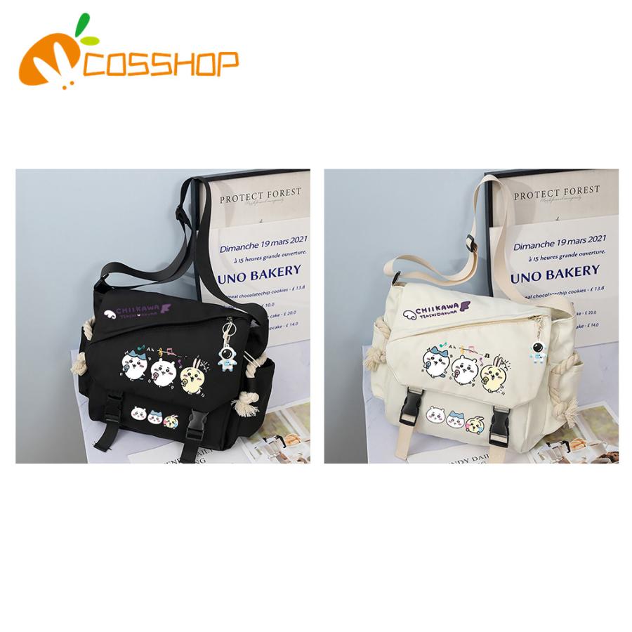 ちいかわ ハチワレ うさぎ ショルダーバッグ 学生 大容量 斜めかけ