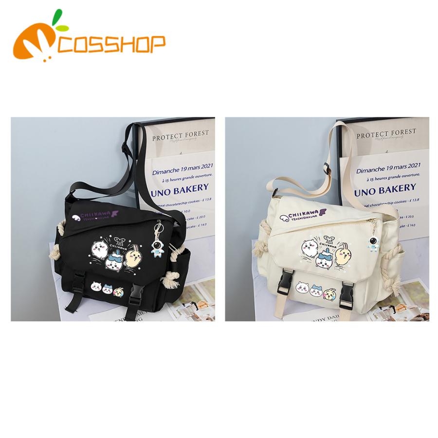 ちいかわ ハチワレ うさぎ ショルダーバッグ 学生 大容量 斜めかけ