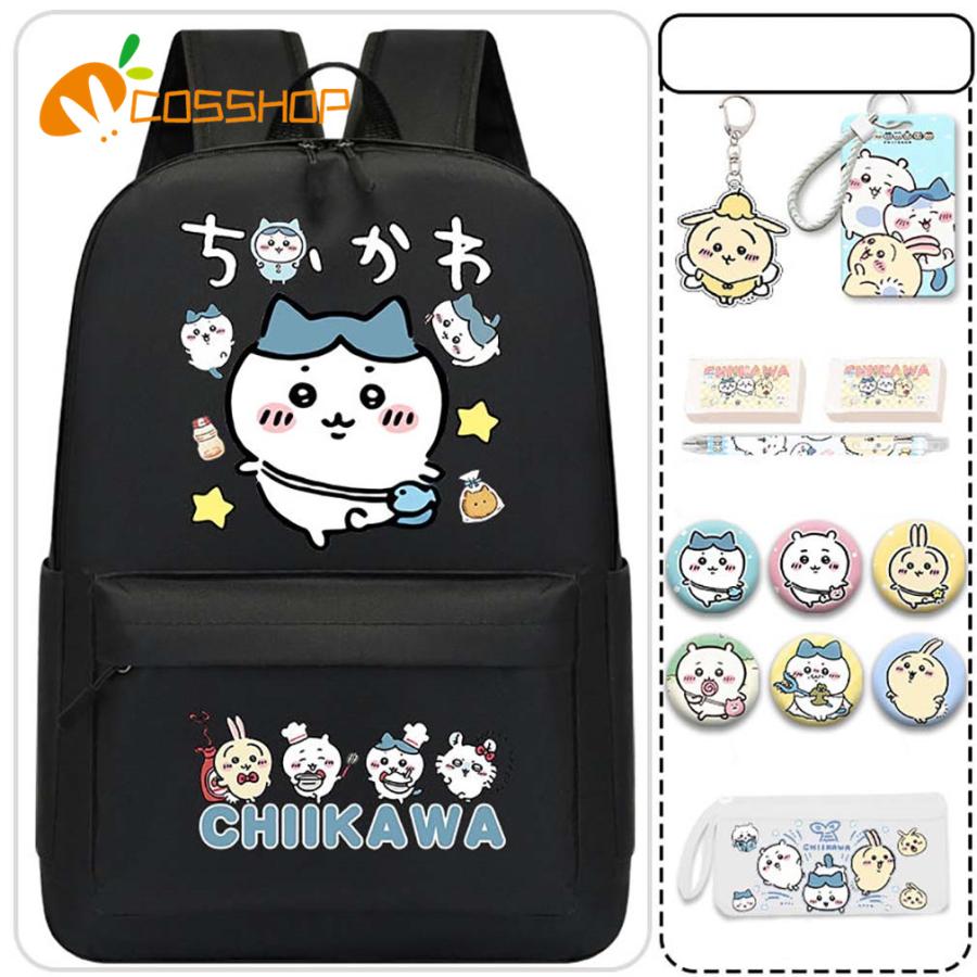 ちいかわ　ハチワレ　リュック　ちいかわグッズ ちいかわ ハチワレ うさぎ リュックサック 大容量 人気 萌え系 通勤