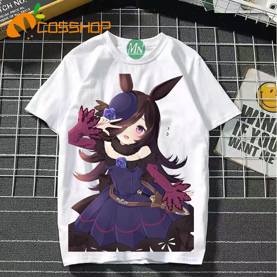 ウマ娘 プリティーダービー ライスシャワー Tシャツ : コス屋 ウマ娘 プリティーダービー ライスシャワー Tシャツ : コス屋