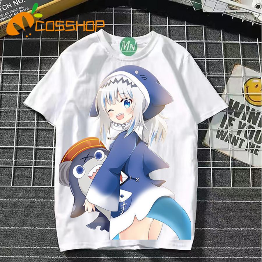 トップス GURA Gawr Gura がうる・ぐら Tシャツ : コス屋 - 通販 - Yahoo!ショッピング