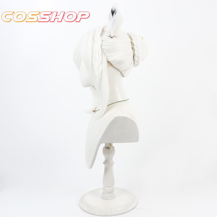 白上フブキ コスプレ しっぽ ウィッグ ホロライブ VTuber 風 白上フブキ コスプレウィッグ 尻尾 かつら