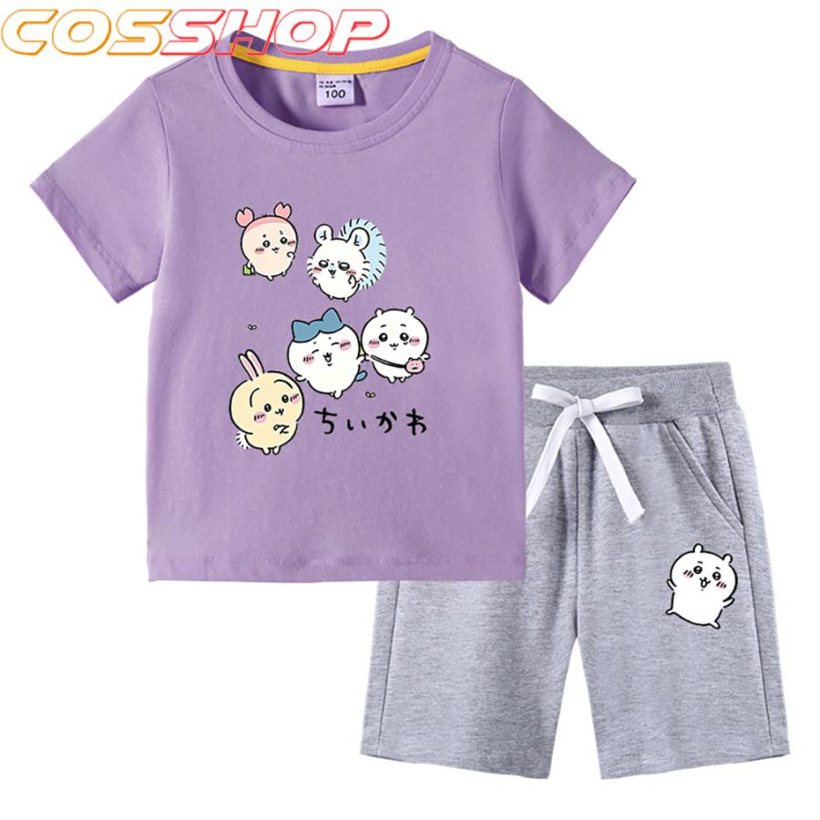 キッズ Tシャツ 半袖 子供服 ちいかわ ハチワレ ウサギ モモンガ