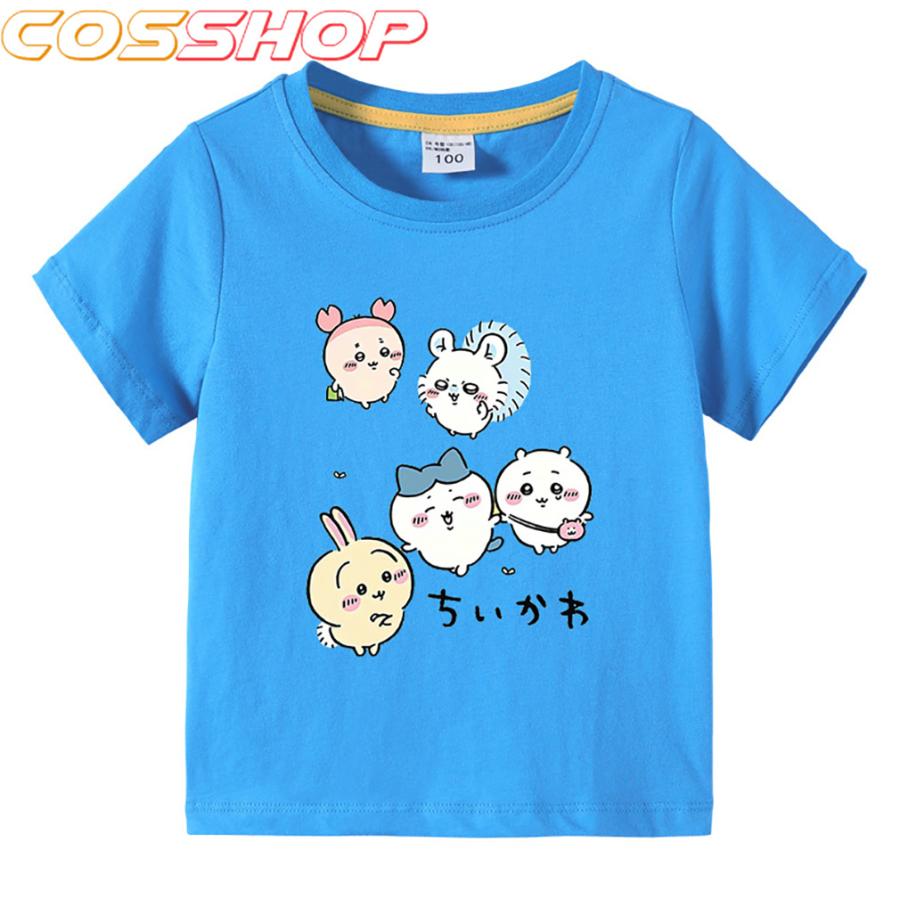 キッズ Tシャツ 半袖 子供服 ちいかわ ハチワレ ウサギ モモンガ