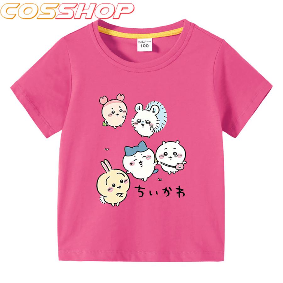 キッズ Tシャツ 半袖 子供服 ちいかわ ハチワレ ウサギ モモンガ