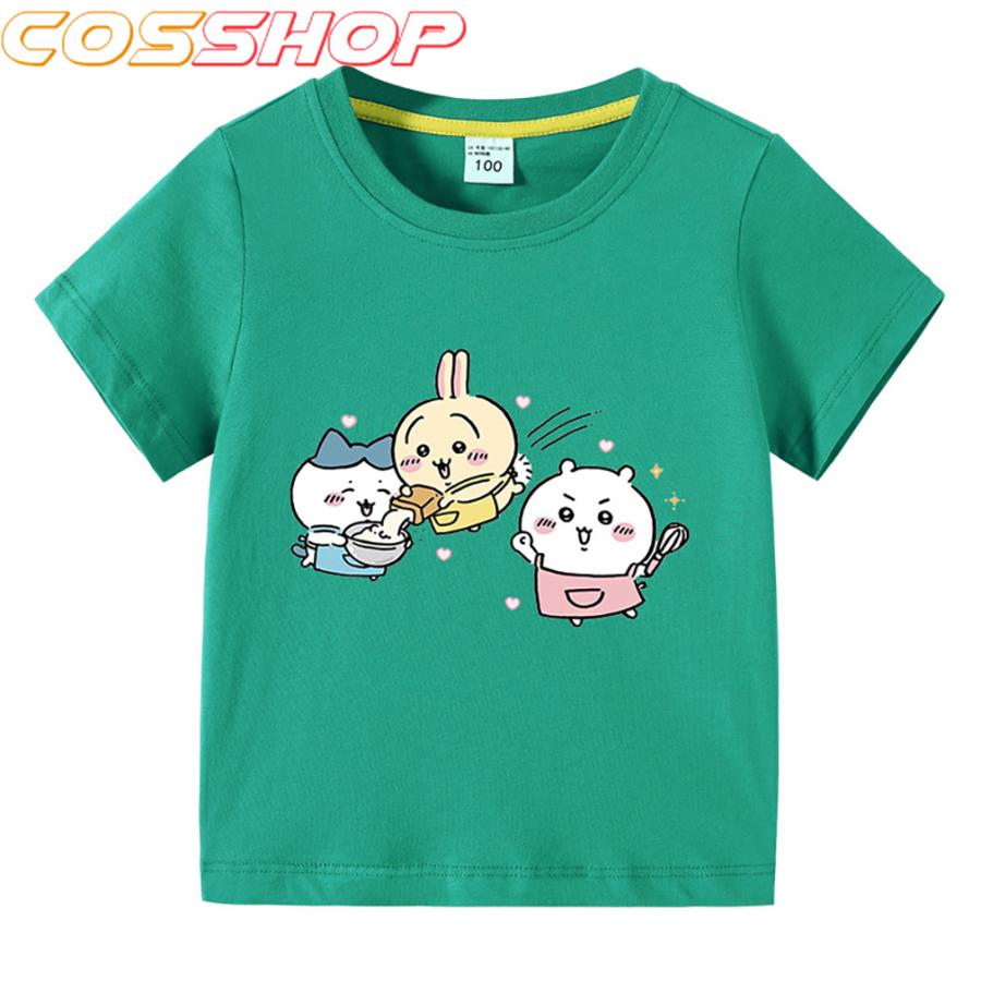 ちいかわ ウサギ ハチワレ キッズ Tシャツ 半袖 短袖 子供 女の子