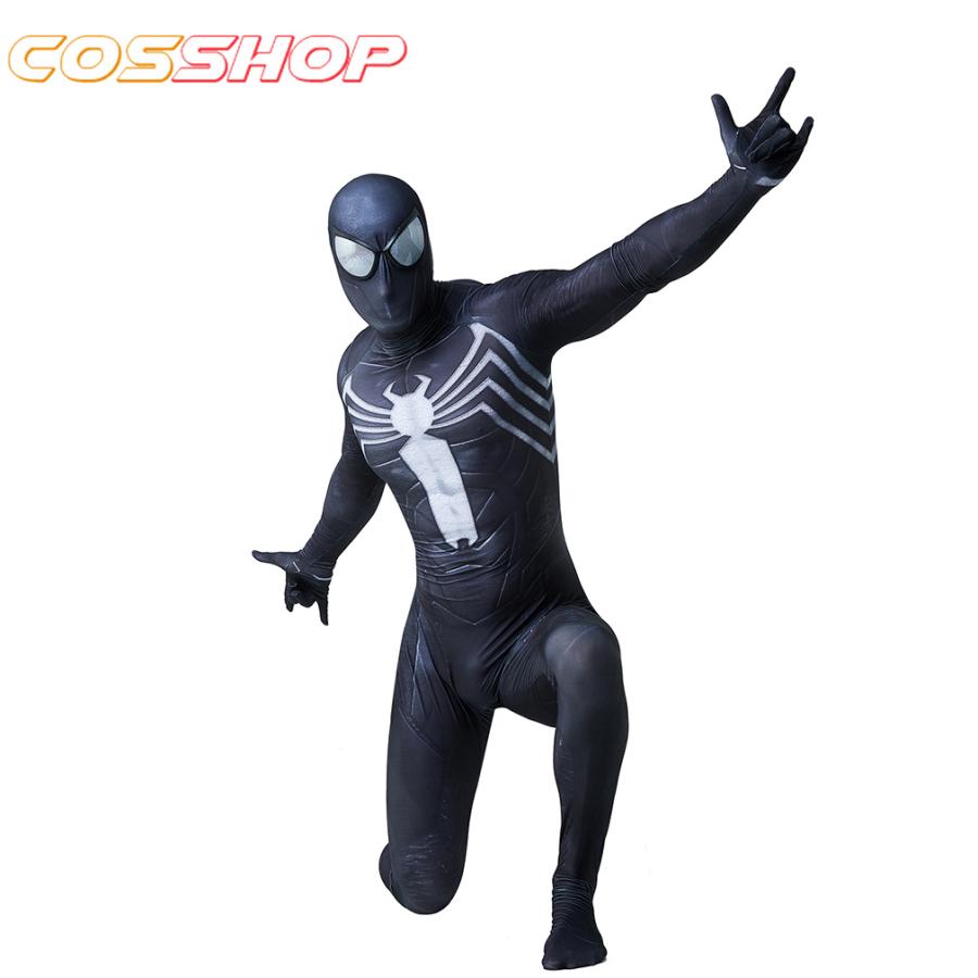 ヴェノム2 スパイダーマン ブラック 全身タイツ ハロウィン イベント