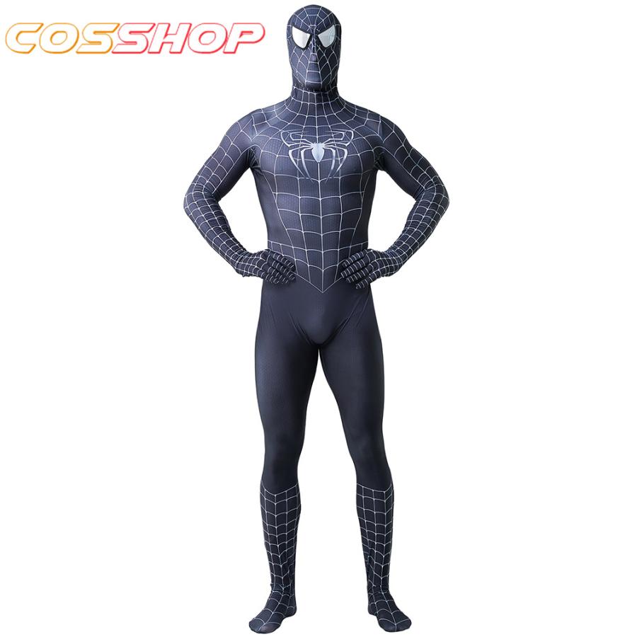 【XL】ヴェノム・スパイダーマン ラテックス 全身コッスプレ0.25mm XL】ヴェノム・スパイダーマン ラテックス 全身コッスプレ0.25mm
