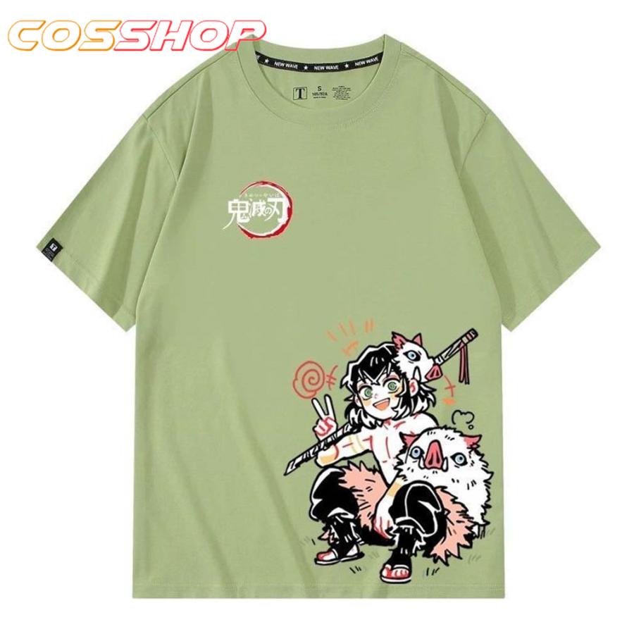 鬼滅の刃 竈門禰豆子 竈門炭治郎 我妻 善逸 半袖 tシャツ 袖 綿 シャツ 