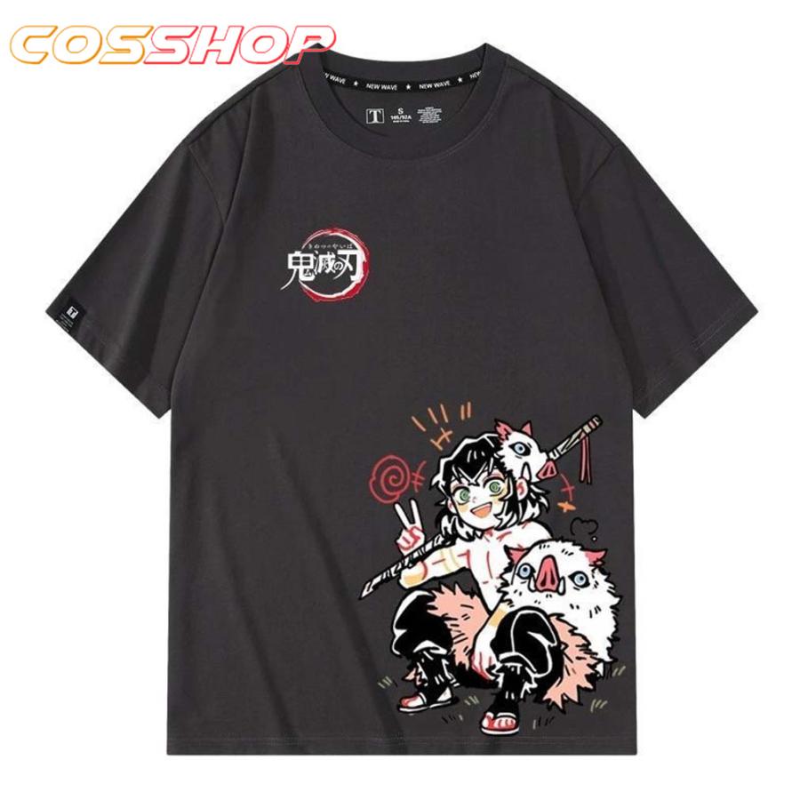 鬼滅の刃 竈門禰豆子 竈門炭治郎 我妻 善逸 半袖 tシャツ 袖 綿 シャツ
