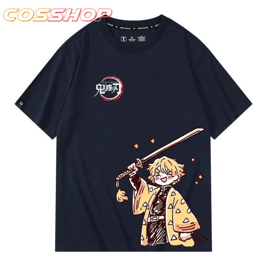 鬼滅の刃 竈門炭治郎 竈門禰豆子 我妻 善逸 半袖 tシャツ 袖 綿 シャツ 