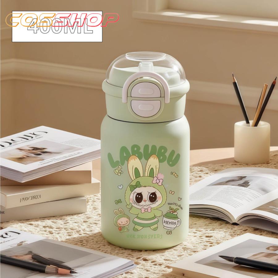 ラブブ 水筒 ストロー付き 直飲み ワンタッチ おしゃれ かわいい