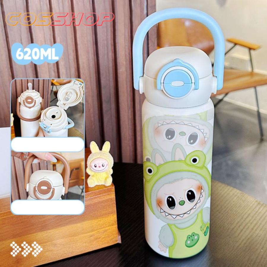 ラブブ 水筒 ストロー付き 直飲み ワンタッチ おしゃれ かわいい