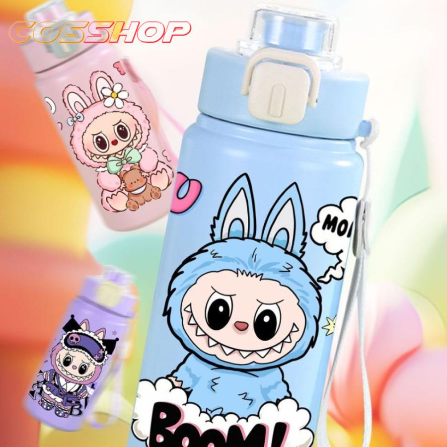 ラブブ 水筒 ストロー付き 直飲み ワンタッチ おしゃれ かわいい