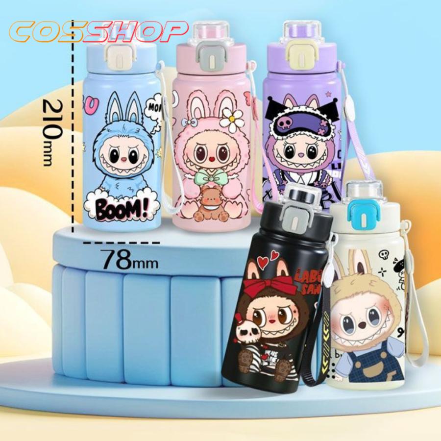 ラブブ 水筒 ストロー付き 直飲み ワンタッチ おしゃれ かわいい