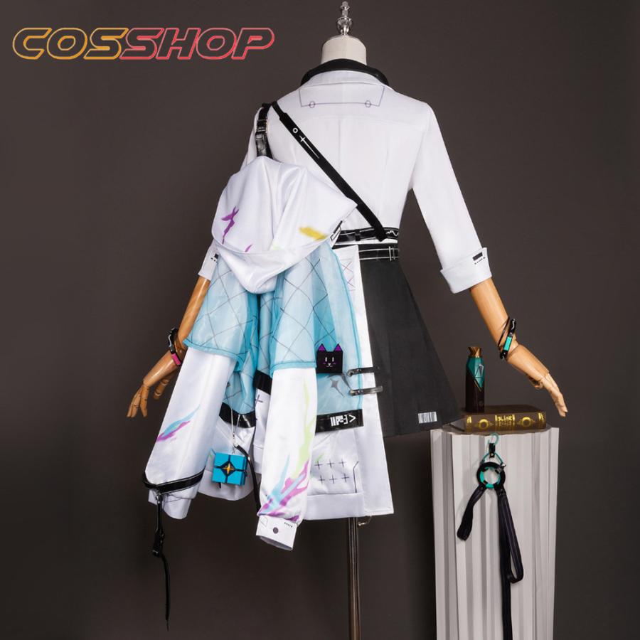 鳴潮 リンネー コスプレ衣装 コスチューム かつら コスプレウイッグ 道具 コス服 風 ハロウィン 変装 イベント パーティー　_5