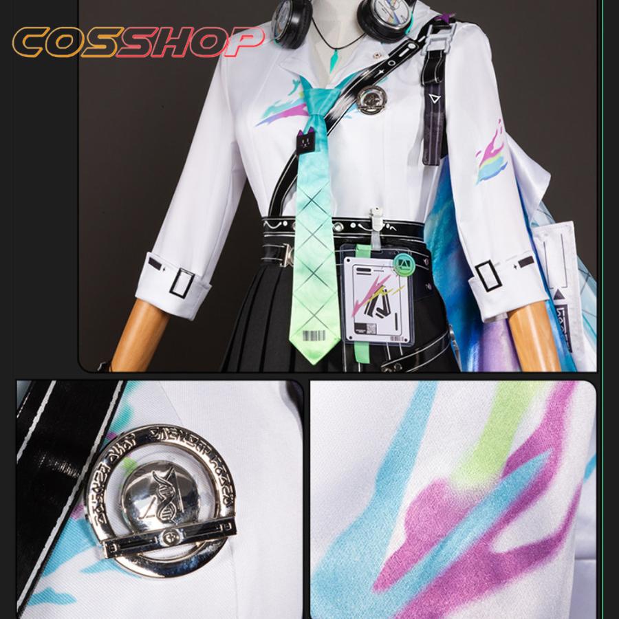 鳴潮 リンネー コスプレ衣装 コスチューム かつら コスプレウイッグ 道具 コス服 風 ハロウィン 変装 イベント パーティー　_6