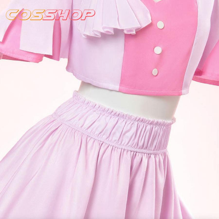 ウマ娘プリティーダービー 4.5周年 コスプレ衣装 ピンク 勝負服 風