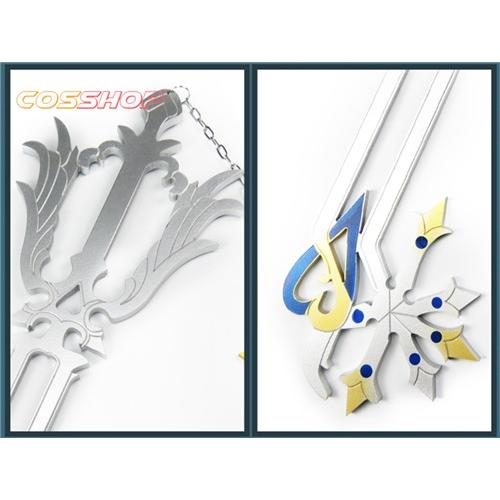 キングダムハーツ Kingdom Hearts 約束のお守り 白キーブレード 鍵 道具武器 風 コスプレ道具 小物 cosplay｜cosshop｜02