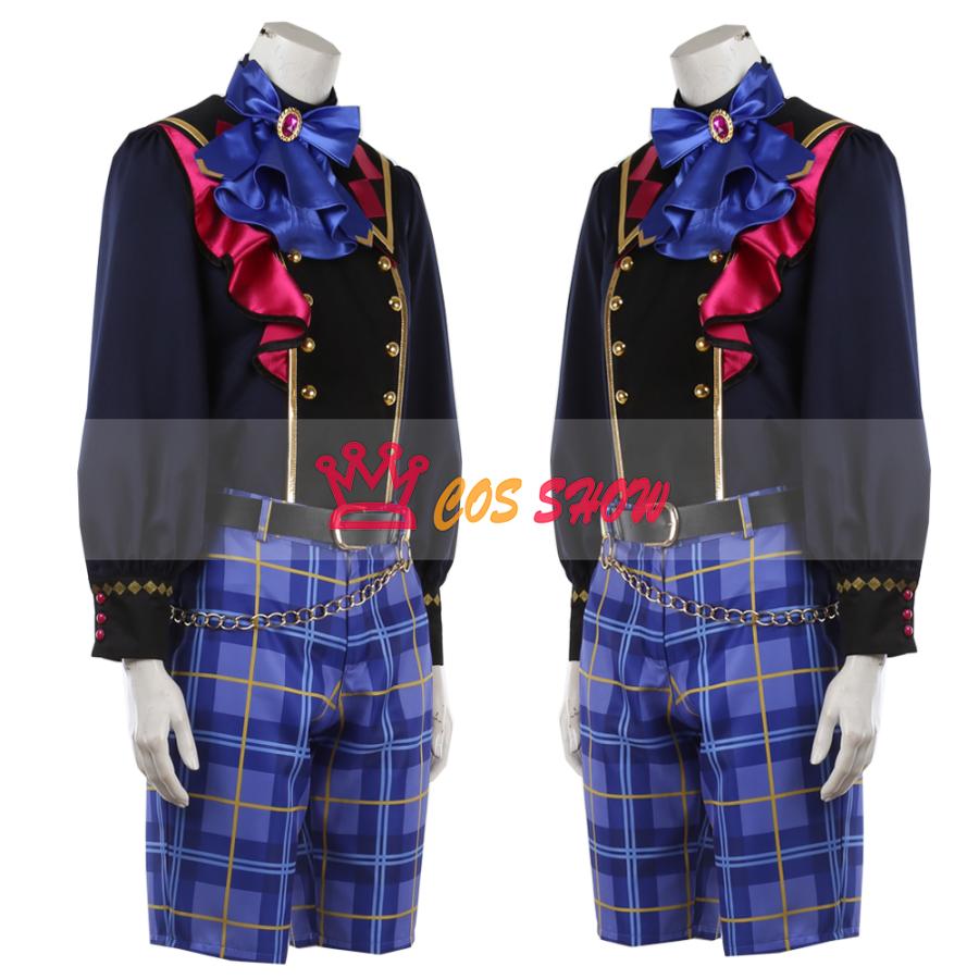 あんスタ Wander！ブラックバニー in UNDERLAND 黒い兎 仁兎なずな 紫之創 真白友也 コスプレ衣装 手袋+尻尾+靴下付き オーダーメイド製作可能 仮装 ハロウィンの画像