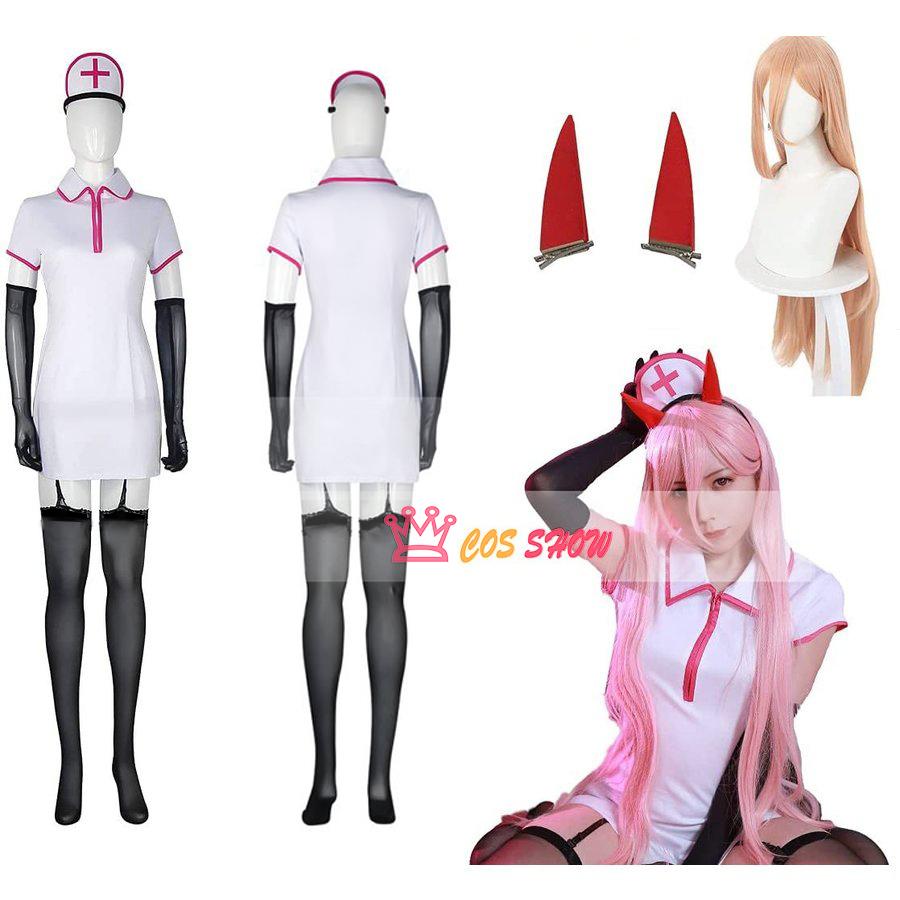 チェンソーマン マキマ パワー セクシー ナース服 コスプレ衣装 チェンソーマン マキマ パワー セクシー ナース服 コスプレ衣装