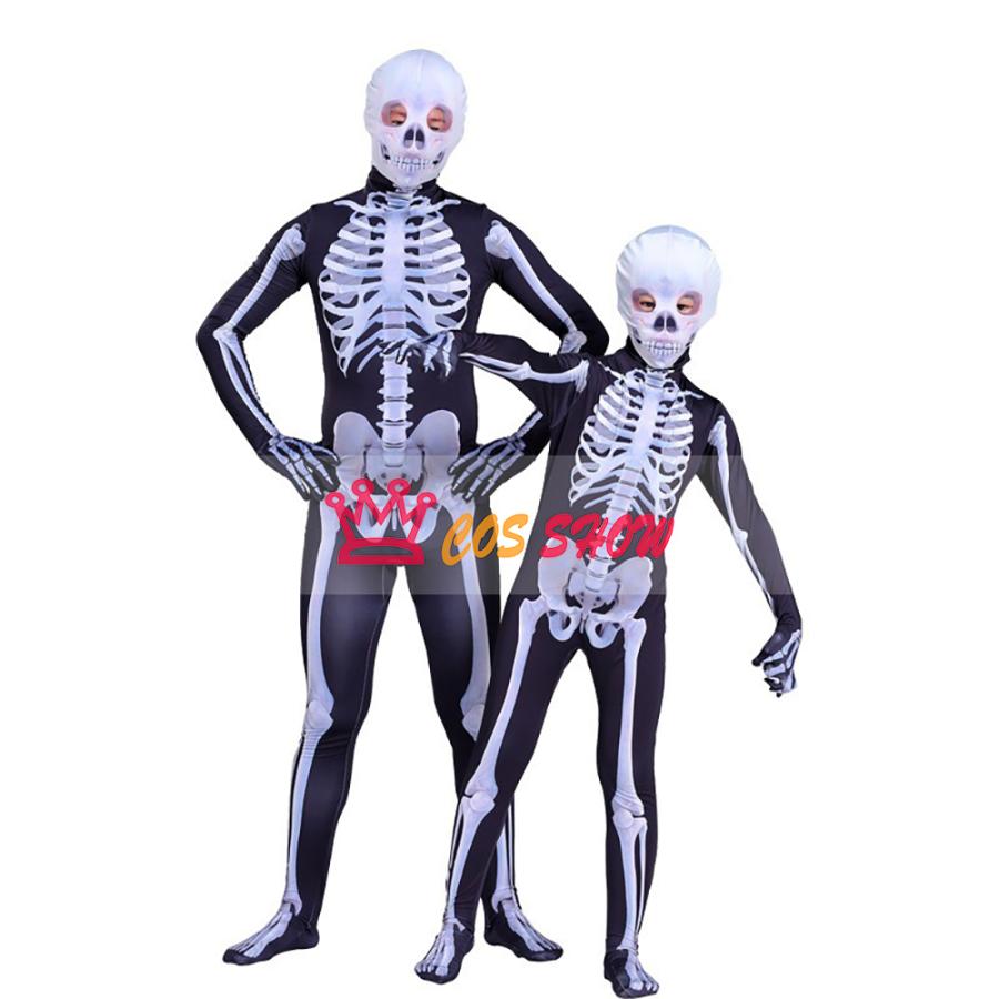 骸骨 髑髏 お化け屋敷 怖い 人気 定番 ホラー コスチューム コスプレ