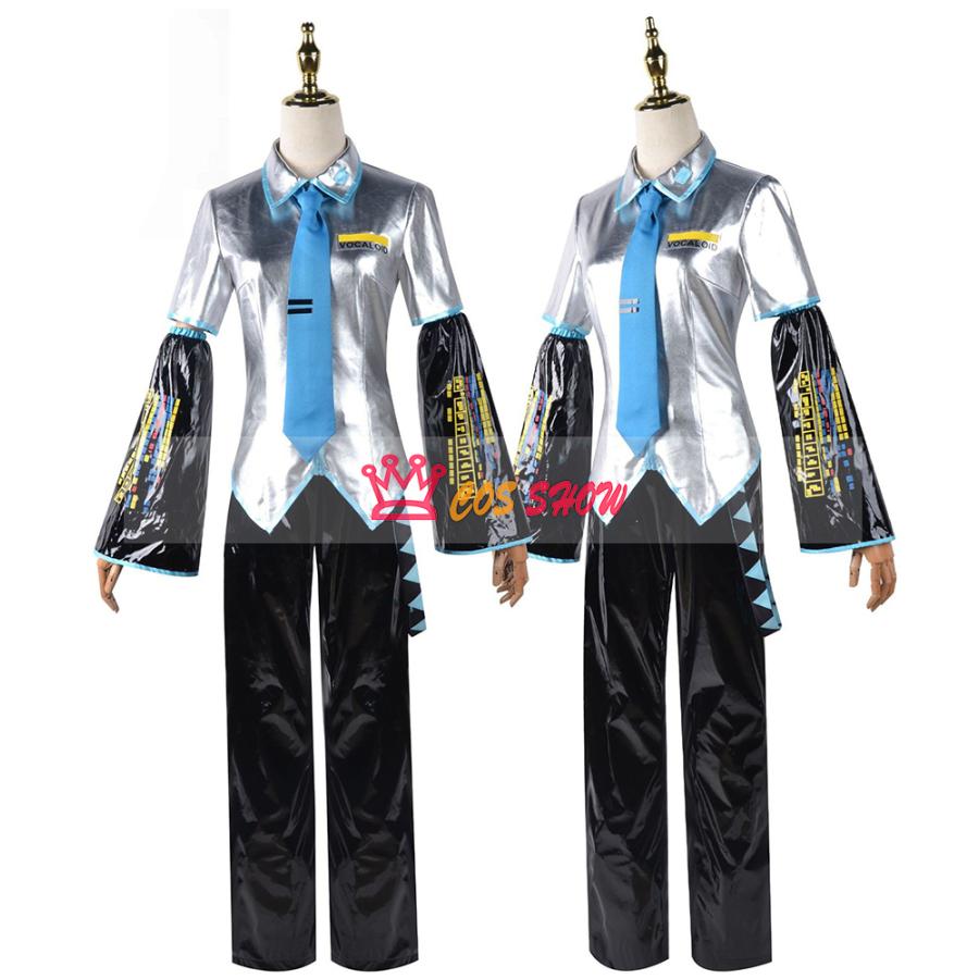 VOCALOID 初音ミクオ コスプレ衣装・ウィッグ・厚底付き ボーカロイド VOCALOID2 初音ミクオ風 コスプレ衣装 cosplay エナメル