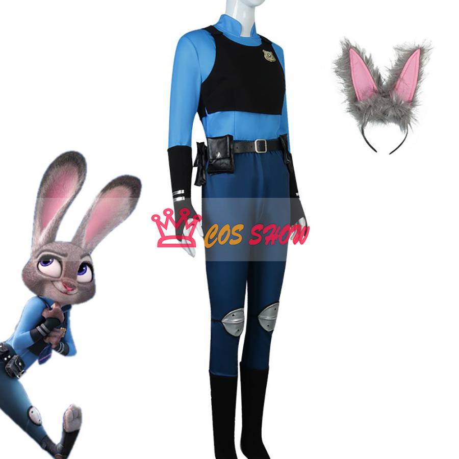 ズートピア Zootopia ジュディ コスプレ衣装 警察官 警服 ウサギ cosplay仮装 子供用 イベント クリスマス ハロウィン ステージ 文化祭 学園祭｜cosshow｜02