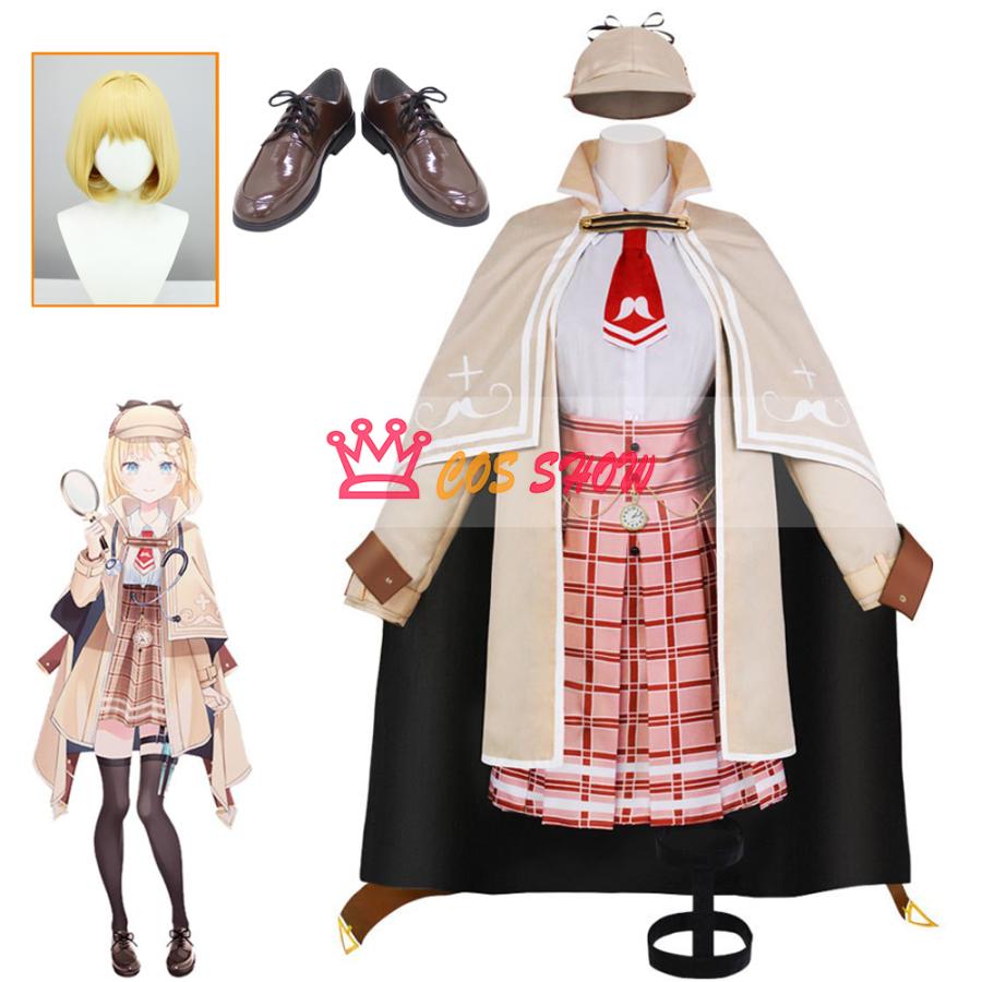 バーチャルYouTuber VTuber にじさんじ ワトソン・アメリア コスプレ衣装 cosplay 仮装 帽子付き 日常服 イベント クリスマス  ハロウィン ステージ :y-T0855:COS SHOW - 通販 - Yahoo!ショッピング