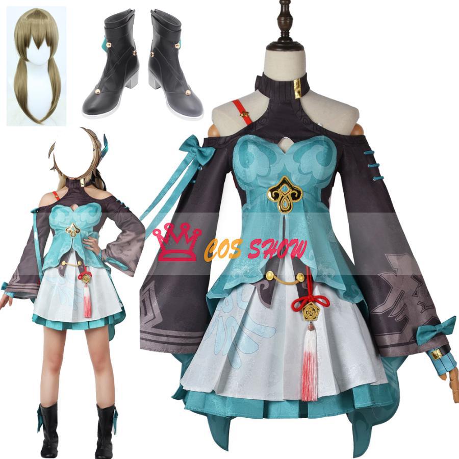 崩壊スターレイル 青雀 コスプレフルセット 崩壊：スターレイル 青雀-セイジャク コスプレ衣装 コスチューム