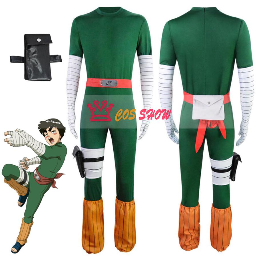 ロック・リー　コスプレ　NARUTO Sサイズ セット】 ロック・リー コスプレ衣装 NARUTO -ナルト- 疾風伝