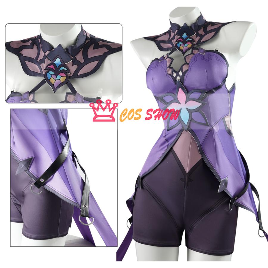 崩壊スターレイル ブラックスワン コスプレ衣装 cosplay 足カバー付き 仮装 ウィッグ靴追加可能 イベント ステージ服 舞台 ハロウィン クリスマスの画像