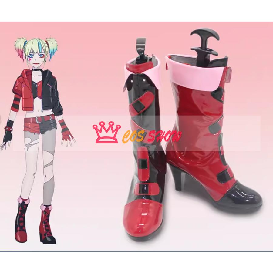 異世界スーサイド スクワッド ハーレイ クイン コスプレ衣装 ウィッグ