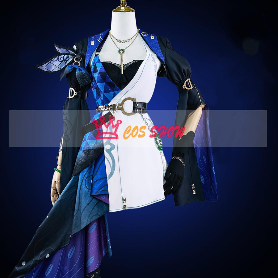 崩壊スターレイル ジェイド コスプレ衣装 帽子付き ウィッグ追加可能