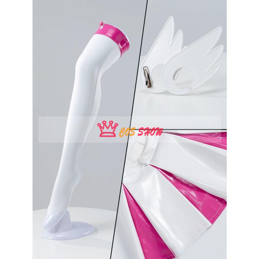 2.5次元の誘惑 リリエル コスプレ衣装 翼付き ウィッグ追加可能 天乃リリサ cosplay 仮装 イベント ステージ服 舞台 ハロウィン クリスマスの画像