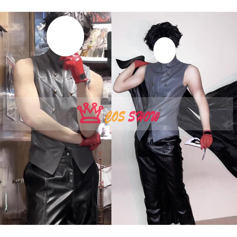 豪華版 ペルソナ5 雨宮蓮 あまみやれん 怪盗服 コスプレ衣装 ウィッグ