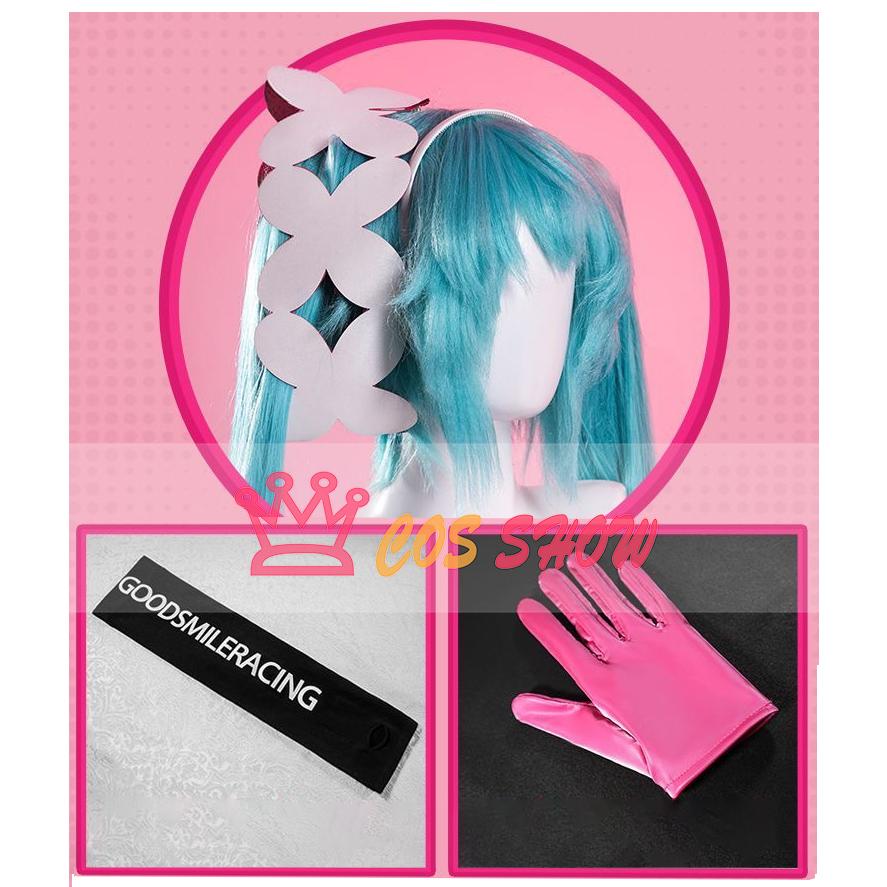 【レーシングミク2025 】コスプレ衣装+ウィッグ　初音ミクコスプレ VOCALOID 初音ミク レーシングミク 2025 コスプレ衣装 送料無料