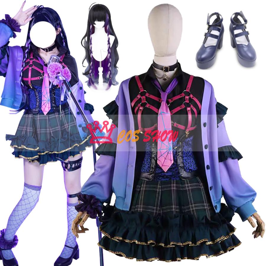 【新品】にじさんじ　狂蘭メロコ　コスプレ衣装　※ウィッグ・靴付き バーチャル VTuber 狂蘭 メロコ コスプレ衣装 Meloco Kyoran cosplay