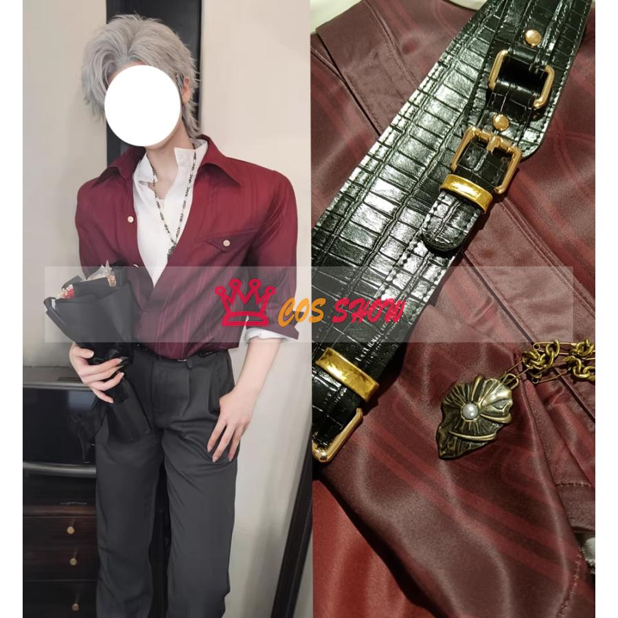 恋と深空 境界 シン コスプレ衣装 ネックレス付き ウィッグ追加可能