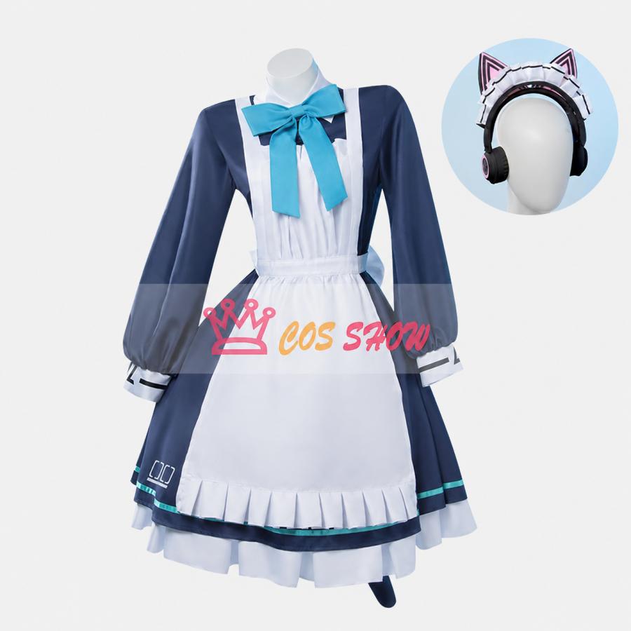 ブルーアーカイブ 才羽モモイ コスプレ衣装 メイド服 ウィッグ追加可能
