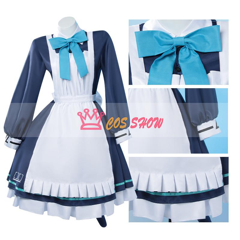 ブルーアーカイブ 才羽モモイ コスプレ衣装 ウィッグ付き ヘイロー フルセット ブルーアーカイブ 才羽モモイ コスプレ衣装 メイド服 ウィッグ追加可能